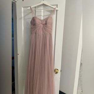 Dusty Rose Blush Pink Tulle Dress